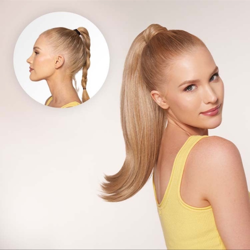 INH Lola ponytail extension Ash Brown